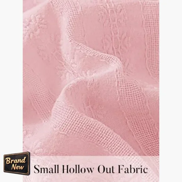 Long Sleeve V Neck Tiered Cotton Maxi Dress with Pockets - Picture 5 of 7